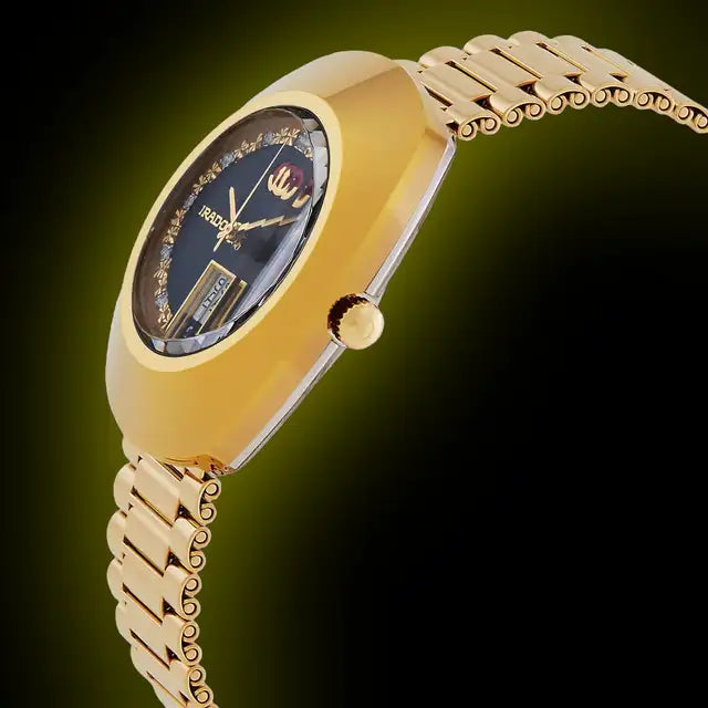 Luxury Gold Stainless Steel Watch – Classic DiaStar Style
